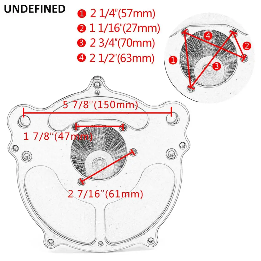 Очиститель воздуха для мотоцикла Harley Touring Road King 1993-2007 Dyna FXR Softail Twin Cam EVO filtro aire Moto |