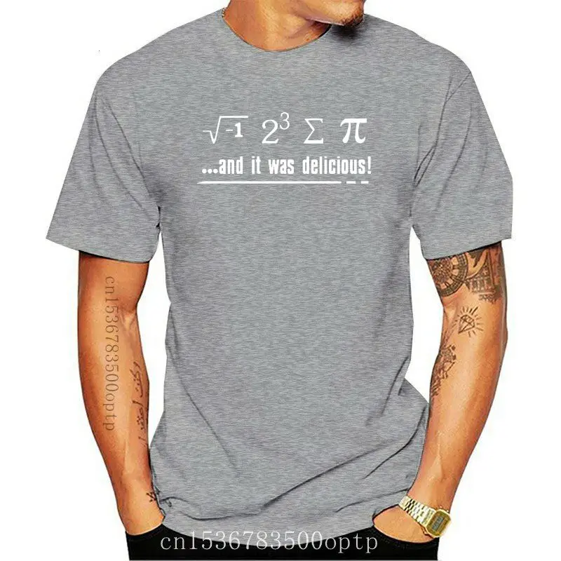 

New Nerdy Pi Math Is Delicious Gift T Shirt For Men Women Short Sleeve O-Neck Summer Fitness Humor Funny T-Shirt Plus Size Tee S