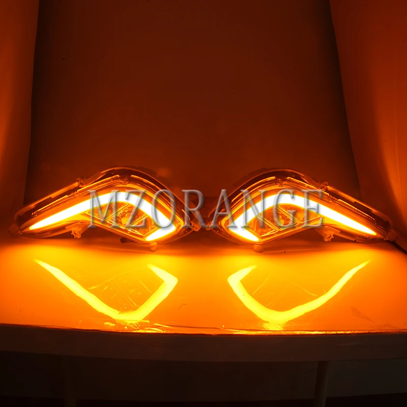 Для solaris для hyundai Solaris головной светильник Accent 2010-2013 led drl дневные ходовые огни противотуманный светильник s 2 шт. головной светильник s Дневной светильник