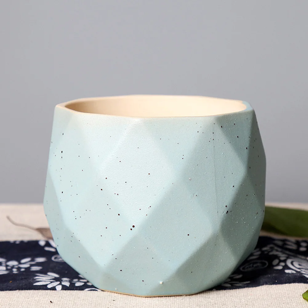 Керамические горшки для растений контейнеры круглые суккулентов бонсай с