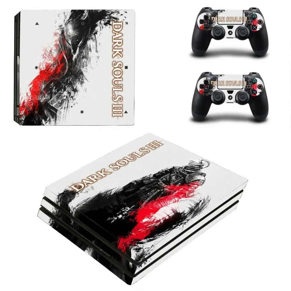 Наклейки Dark Souls PS4 Pro s Play station 4 наклейки для PlayStation скины консоли и контроллера