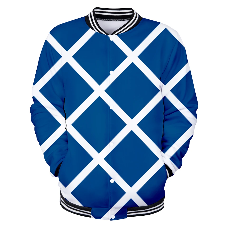 Джоджо Необычные Приключения печати 3D бейсбольные куртки для женщин и мужчин