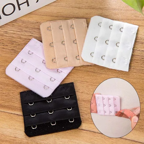 3Pcs Bra Extender Buckle For Women Elastic Bra Extension Strap Hook Clip Adjustable Expander Belt 2/3/4/5 Hooks Buckle Underwear