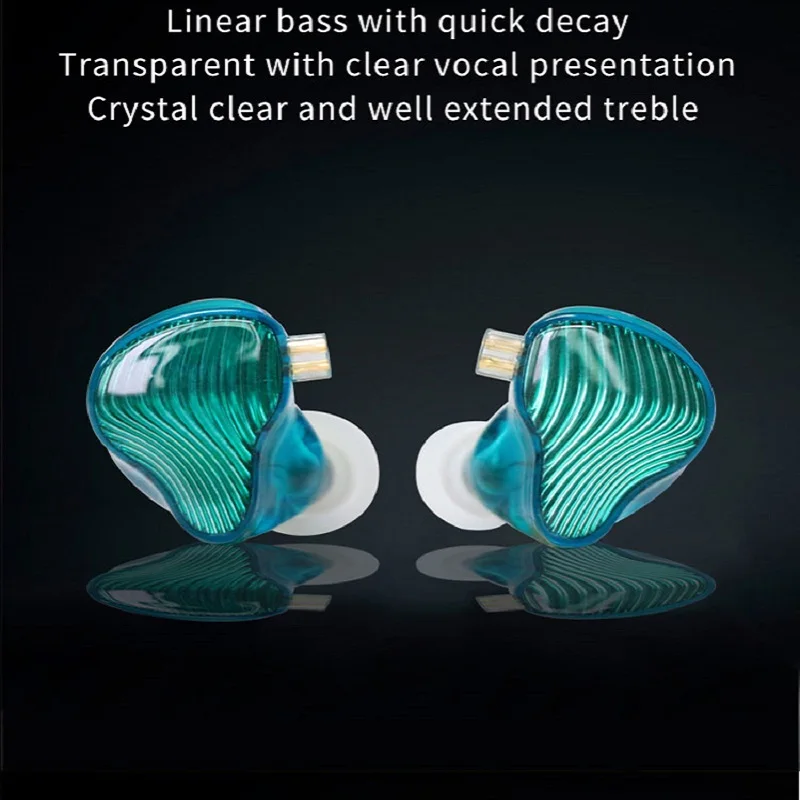 

Гибридные наушники TKZK WAVE 1DD + 1BA, 2 шт., полимерные Hi-Fi наушники-вкладыши, Спортивная гарнитура для бега, DJ наушники, IEM аудио