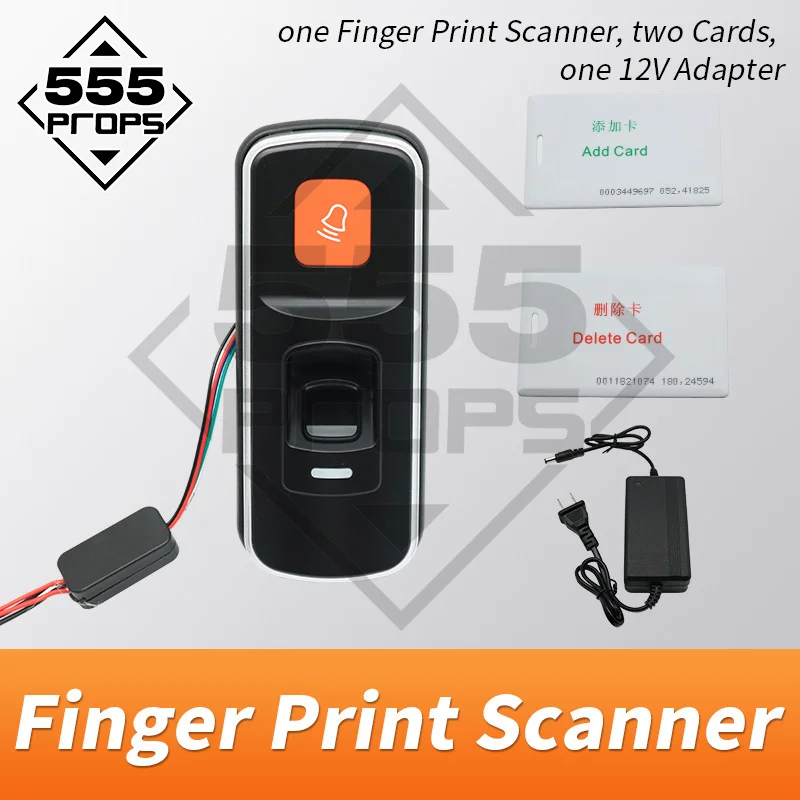 Chamber room escape game prop finger print scanner scan the fingerprint to unlock real life adventure | Дом и сад
