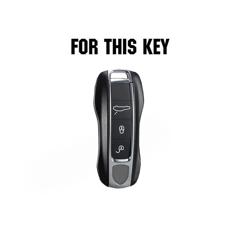 Замшевый Кожаный Автомобильный смарт-чехол для ключей с дистанционным