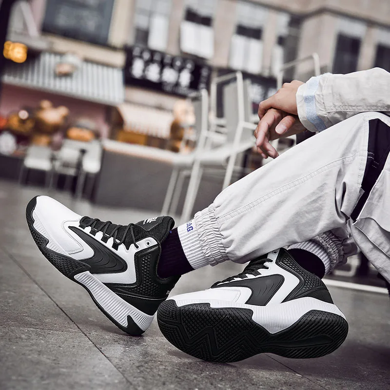 HUMTTO мужская спортивная тренировочная обувь дышащие баскетбольные кроссовки для