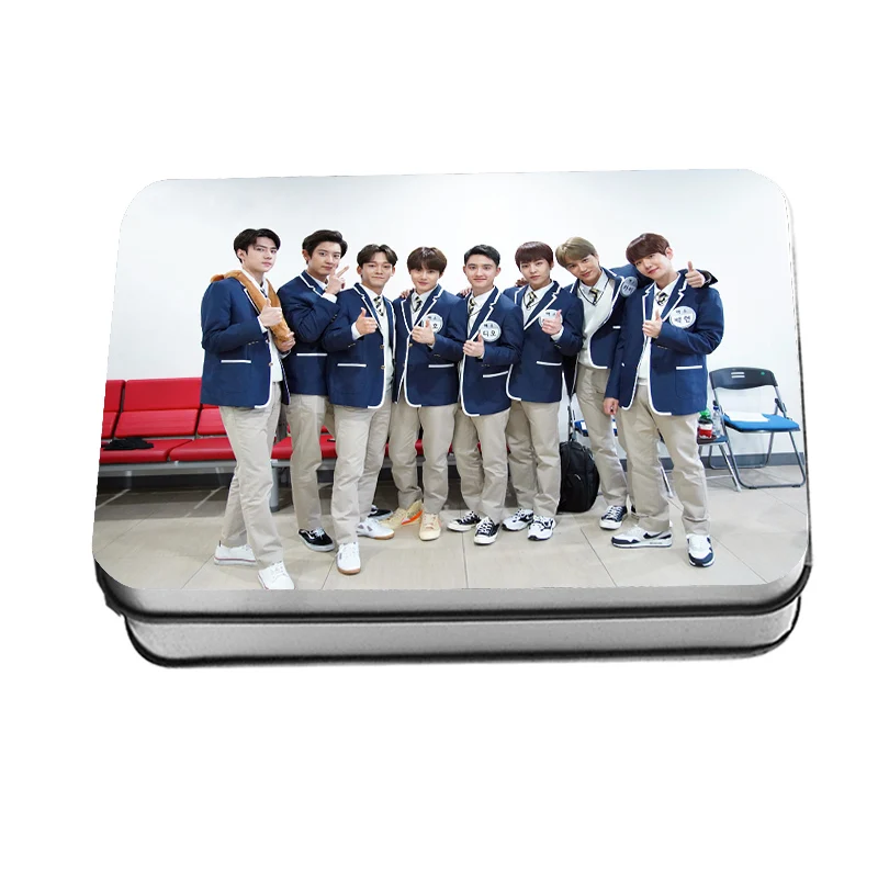 Kpop EXO Polaroid Lomo фото карта зная братьев Чэнь Д. О HD коллективные фотокарты 40