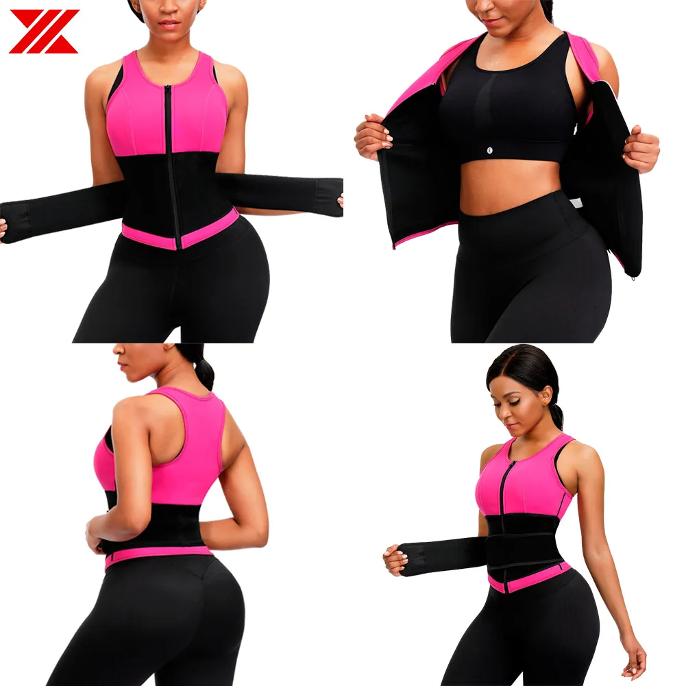 HEXIN Для женщин талии тренер Body Shaper Пот Сауна жилет Корректирующее белье женские