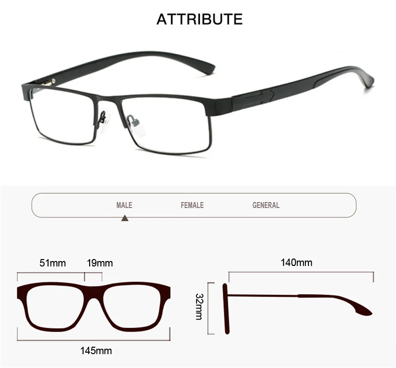 

Mens Non spherical lenses Men Titanium Alloy Reading Glasses Retro Business Designer Hyperopia Prescription Eyeglasses Male