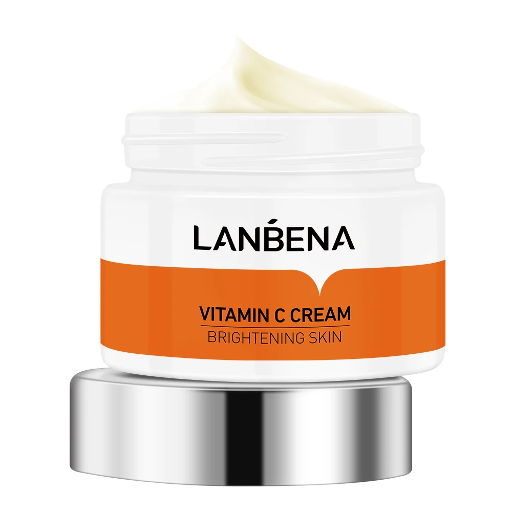 LANBENA Face Cream Vitamin C Hyaluronic Acid Anti Wrinkle Aging Moisturizing Serum Acne Treatment Whitening Facial | Красота и