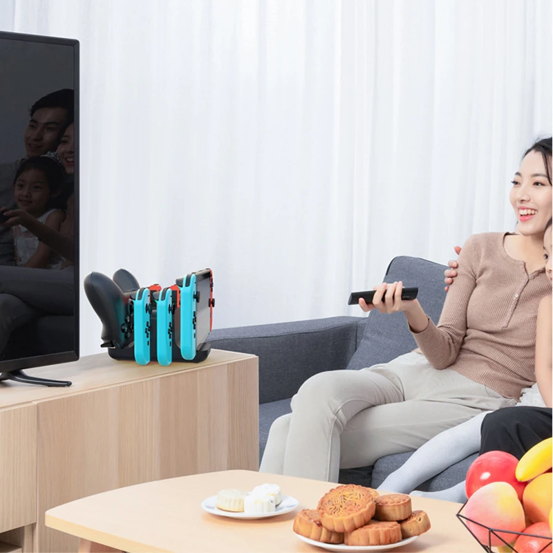 

Controller Charger Dock for Nintendo Switch 6 in 1 Charging Station for Nintendo Switch Joy-Con Controllers