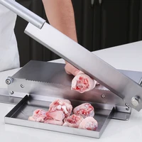 16 inch bone cutting machine trotters cutter machine meat slicer stainless steel kitchen family commercial