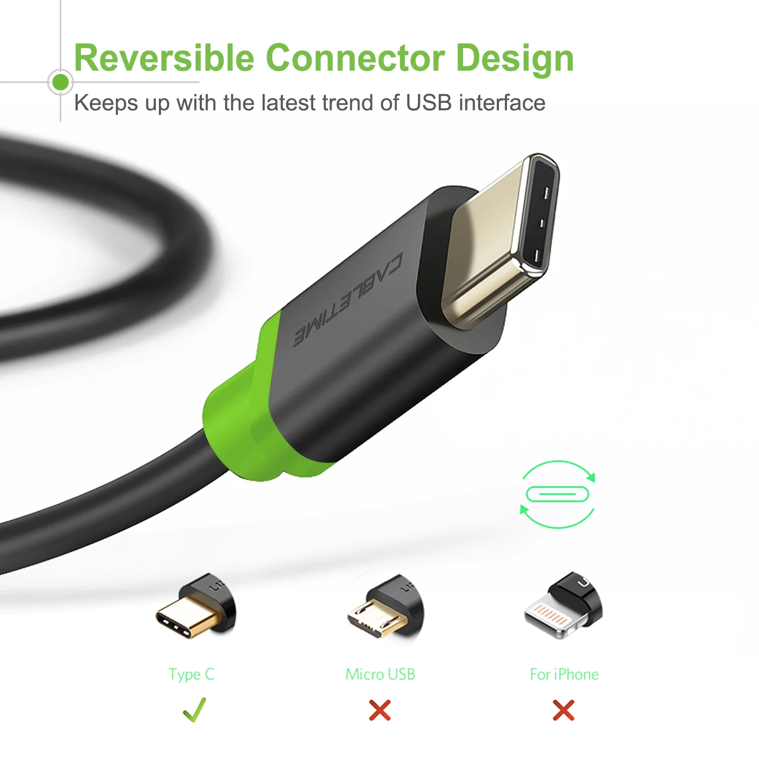 Кабель usb type-C 3A кабель передачи данных для быстрой зарядки для samsung Galaxy S9 Plus Note 9 Xiaomi Oneplus 6 USB C 3,1 C001