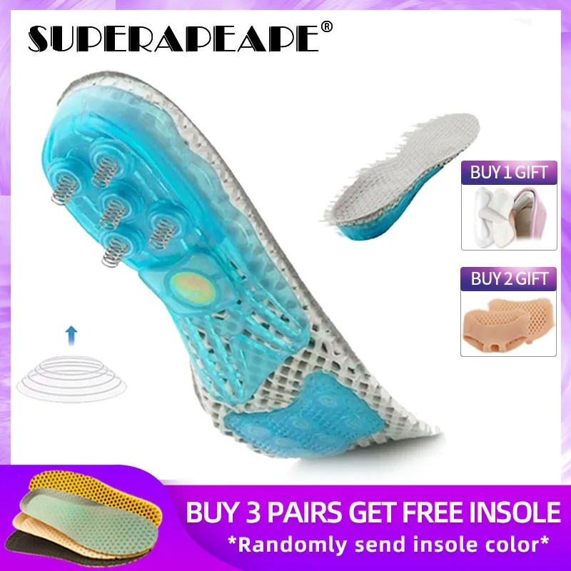 EVA Spring silicone sole insole flat feet orthotic insoles arch support orthopedic inserts Plantar Fasciitis,Feet Pain,foot care