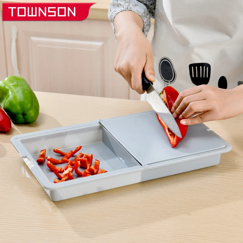 

Multifunctional Chopping Blocks With storage Drain storage box Plastic Cutting Board food Vegetable Fruit Cutting Chopping Board