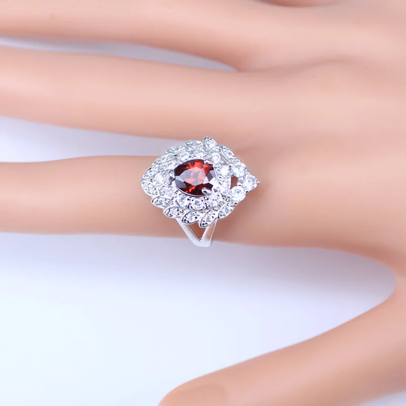 Серебро 925 комплект ювелирных изделий ожерелье-набор браслет кулон серьги кольцо
