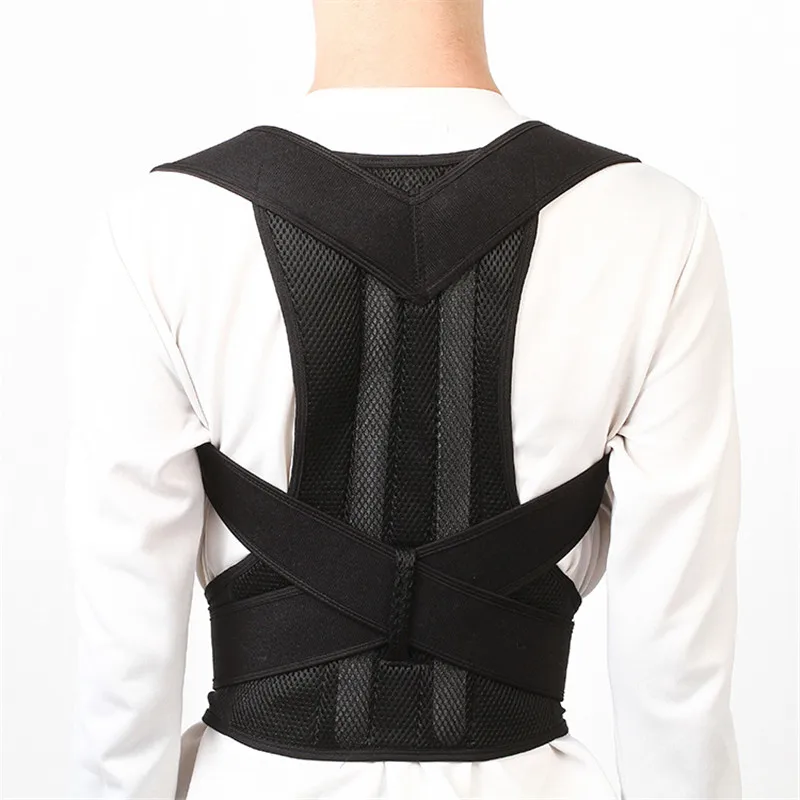 

2021 New Back Posture Corrector Shapewear Men/women Back Shoulder Protection Humpback Spine Adjustable Posture Correction Tops