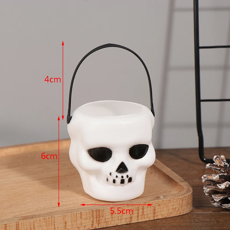 

Halloween People Dress Up Skeleton Candy Jar Novelty Halloween Bucket Ornament