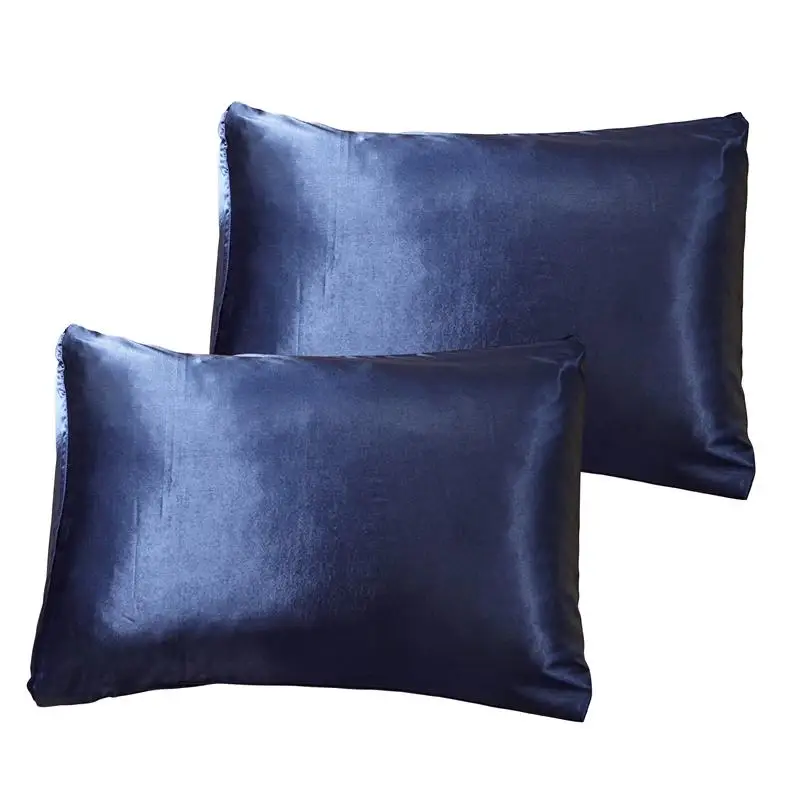 

35 Bedding Set Single Queen King Size Satin Duvet Cover Solid Color Set Bedclothes Free Shipping #sw