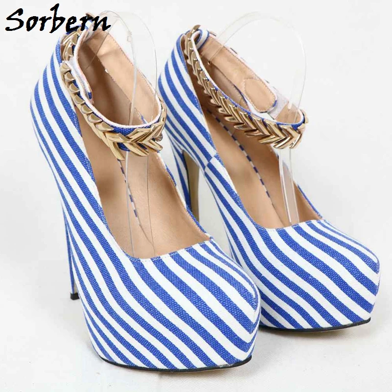 Женские туфли-лодочки с ремешком на щиколотке высоком каблуке | Обувь