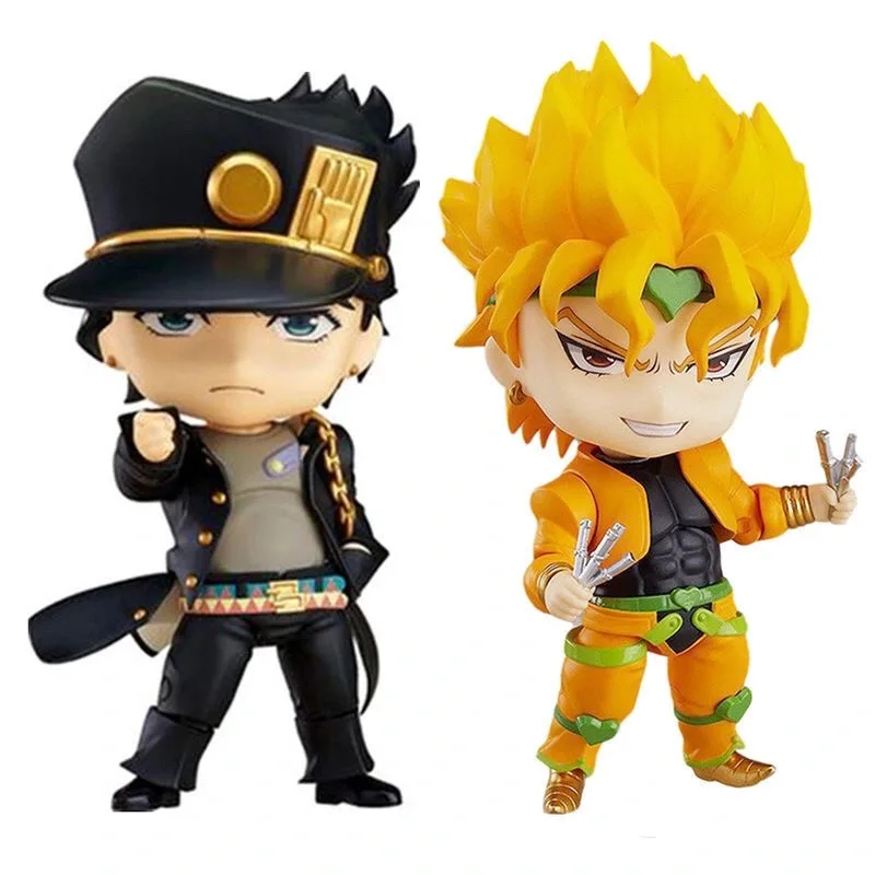 

Фигурка героя из мультфильма аниме JOJOs Bizarre Adventure, кукла Kujo Jotaro Dio Brando, подарок на день рождения, 10 см