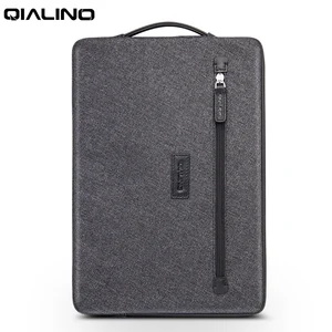 qialino waterproof polyester sleeve pouch bags 14 inch for macbook air 13 pro 15 laptop bag for xiaomi asus lenovo notebook case free global shipping