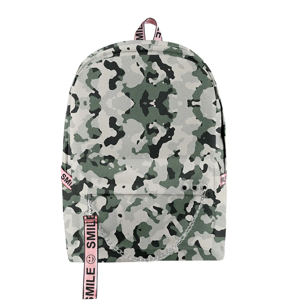 

Harajuku School Bag Unisex camouflage Digital Color Travel Bags 3D Print Oxford Waterproof Notebook Funny multifunction Backpack