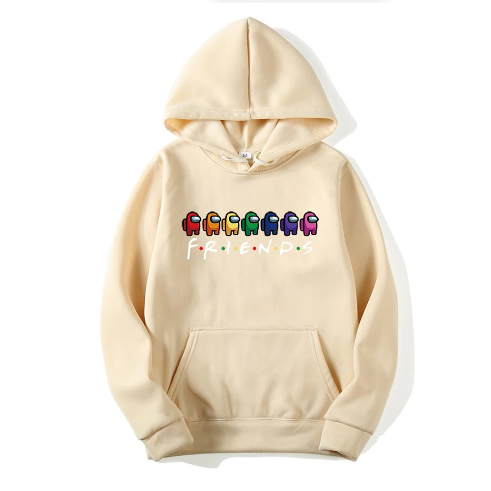 

2021 Winter Autumn Men's Hoodies Fashion New Pullovers Friends Printed Sweatshirts Casual Tracksuit Loose Male Streetwear Tops