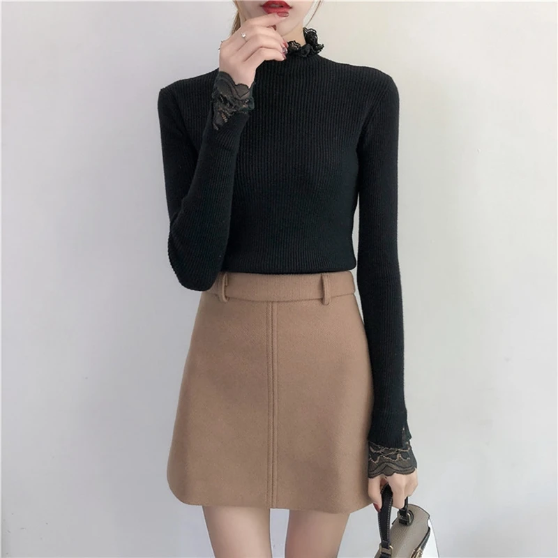 RealShe осенний женский свитер 2019 кашемировый с длинным рукавом женские осенние