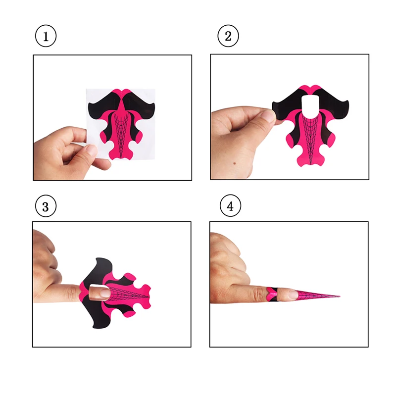 50/100/500 шт. Пластиковые Типсы для наращивания ногтей|Форма ногтей| |