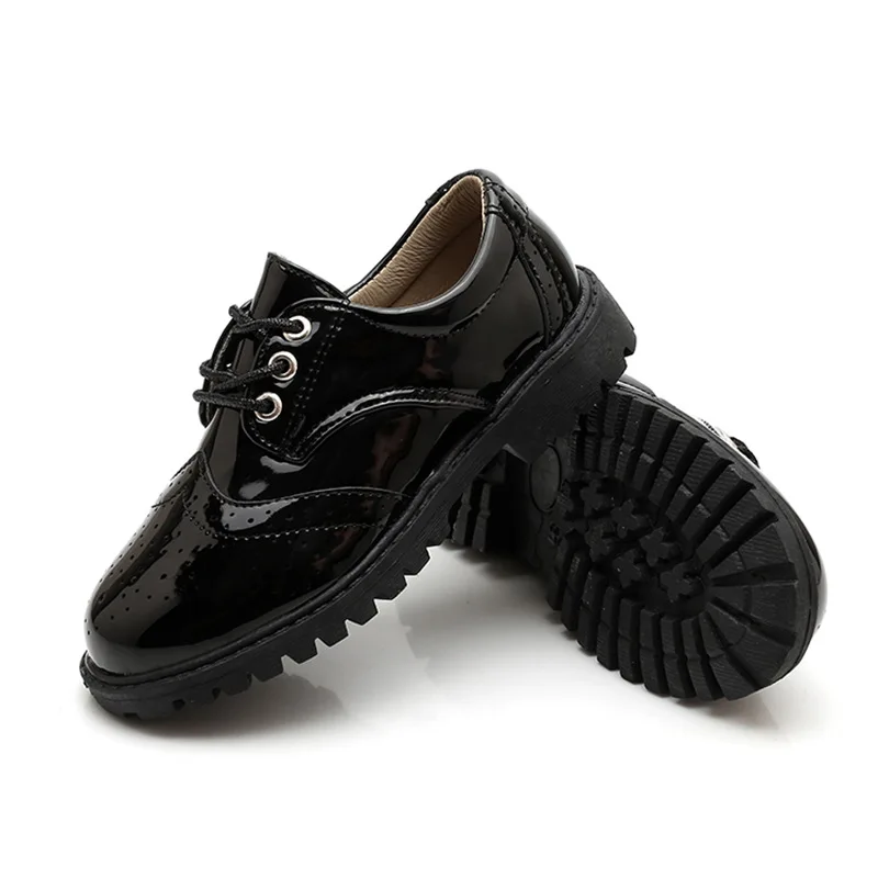 Новинка 2020 детские кожаные туфли классические для мальчиков на свадьбу и