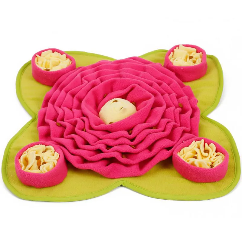 

Washable Dog Snuffle Mat Treat Puzzle Snuffling Training Pet Feeding Bowl Mat