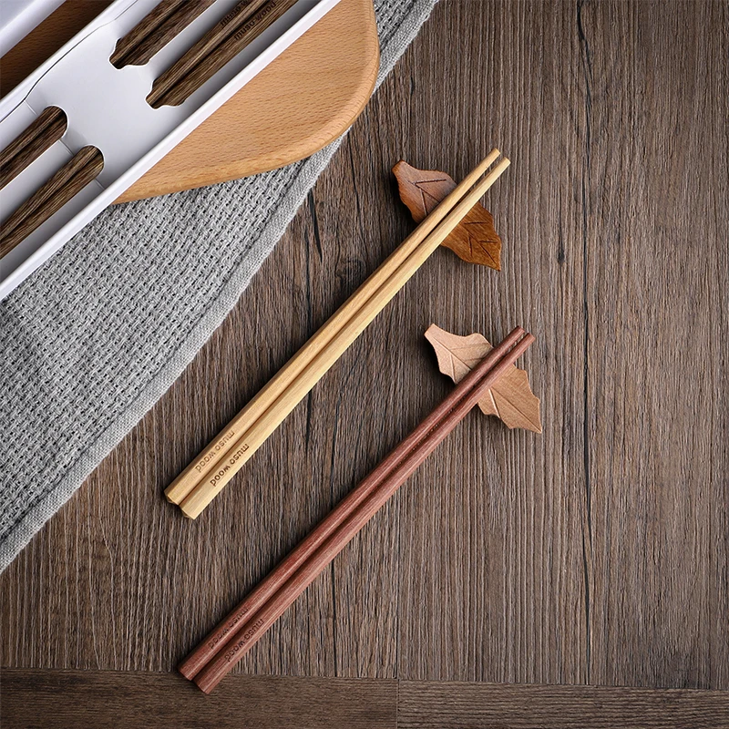 Мусовуд 18 см детские палочки для еды дети твердой древесины Wooden деревянные палочки для еды