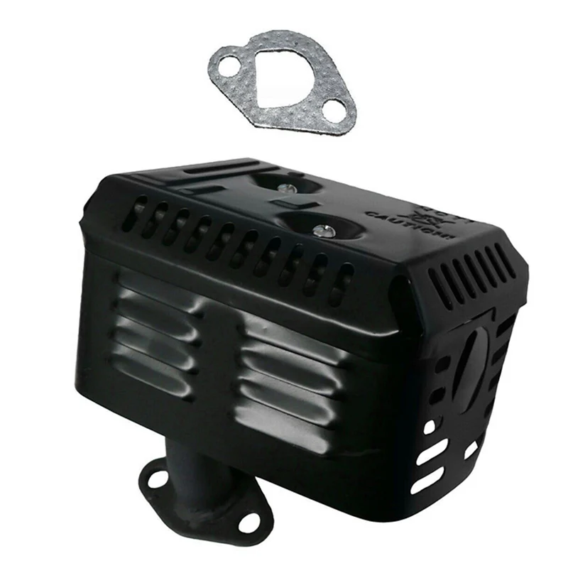 1* глушитель+ 1* уплотняющая прокладка для Honda GX140 GX160 GX200 GX220 5,5/6.5HP с прокладкой уменьшить шум замены