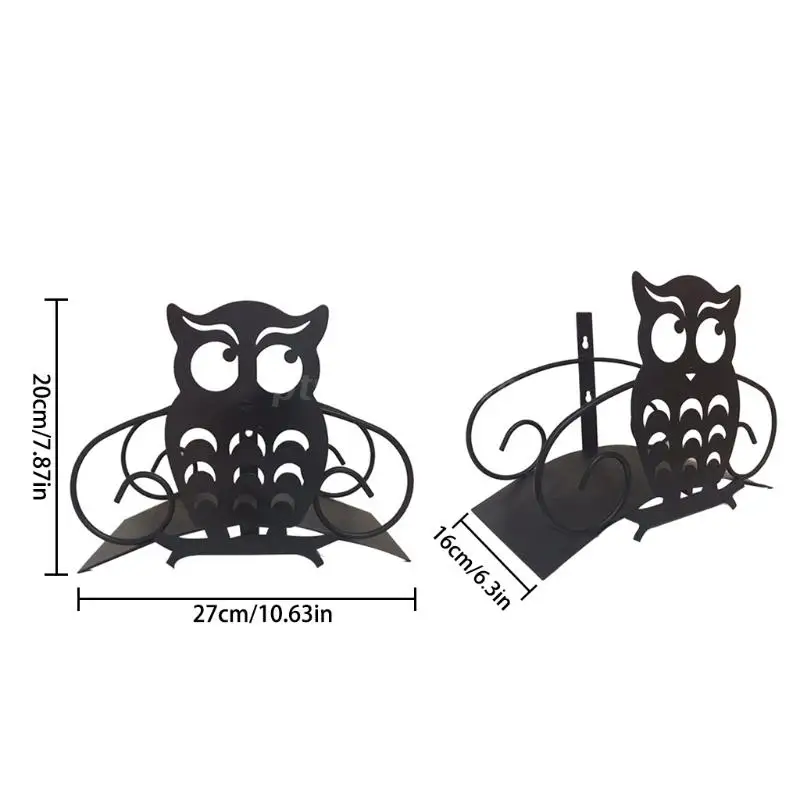 

Cartoon Owl Metal Garden Hose Holder Decorative Water Hose Hanger Organizer Wall Mount for Outside Yard