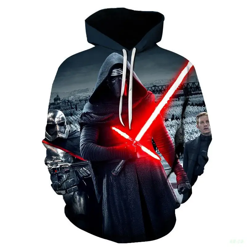 

Large Size Boys 3d Digital Printing Sci-fi Pattern Casual Boy Sweater Hooded Loose Girls Sweatshirt Men And Women Clothes Tops