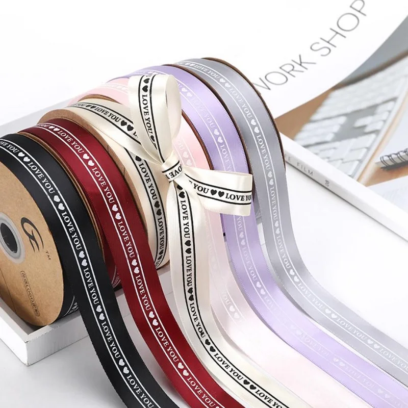 25mm 22meters/Roll Grosgrain Satin Polyester Ribbons for Party Wedding Christmas Decoration Handmade Rose DIY Gifts Packaging | Дом и сад