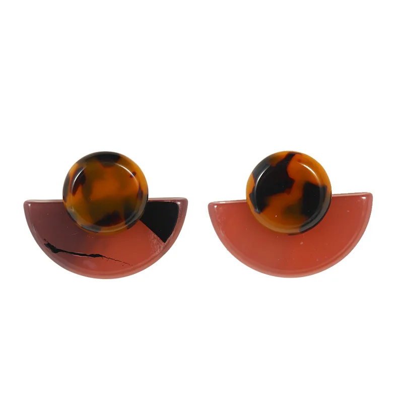 CINKILE геометрические Акриловые Модные массивные Висячие серьги для женщин