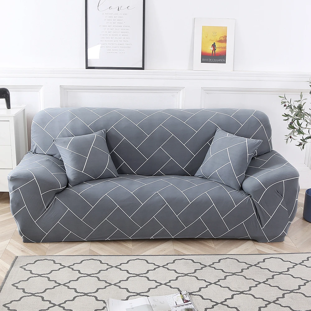 

Universal Size Printing Sofa Couch Covers Tight Wrap All-inclusive Slip-resistant Sofa Covers For Home Living Room Slipcovers