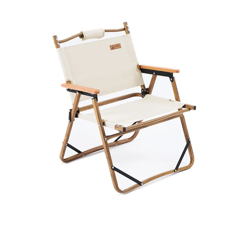 Acheter HEWOLF – Chaise Pliante Ultralégère Portable En Alliage D'aluminium, Tabouret De Pêche, De Loisirs, De Pique-nique, En Grain De Bois, Pour L'extérieur Et Le Camping