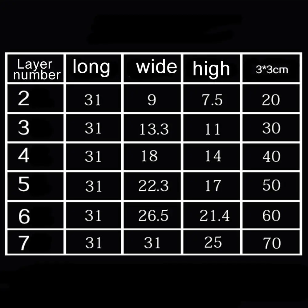 Горячая Распродажа! Многослойная прозрачная акриловая стойка для лака ногтей