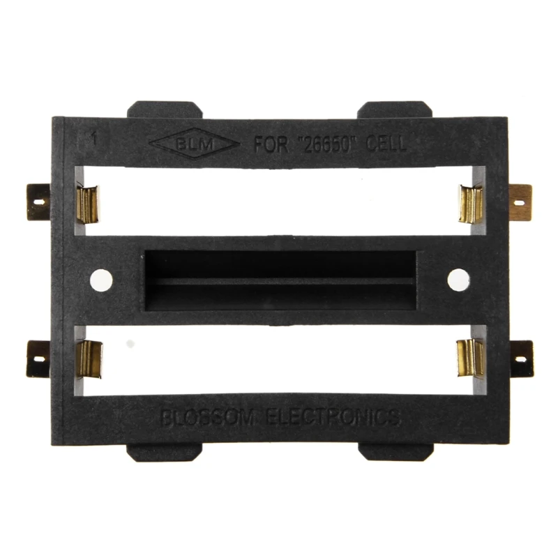 1/2X26650 батарея держатель SMD для 26650 черный с бронзовые значки позолоченные 1/2x26650 3 7 V