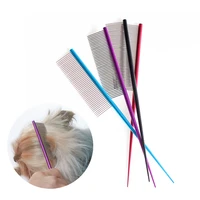 pet dog comb 6062025 sleek pointed tail design grooming comb for shaggy cat dogs barber grooming tool salon