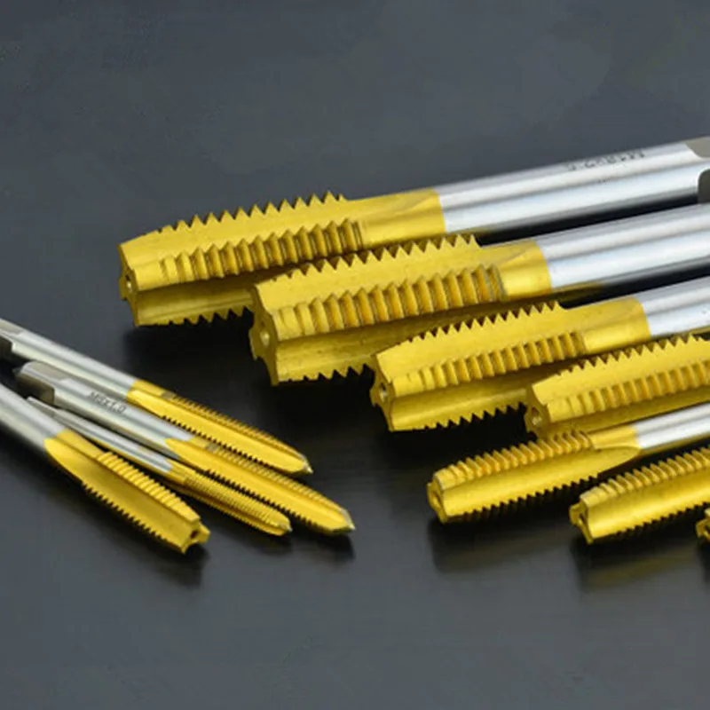 Ручное сверло спиральная точка Резьбовая пробка ручные метчики Метчик с резьбой