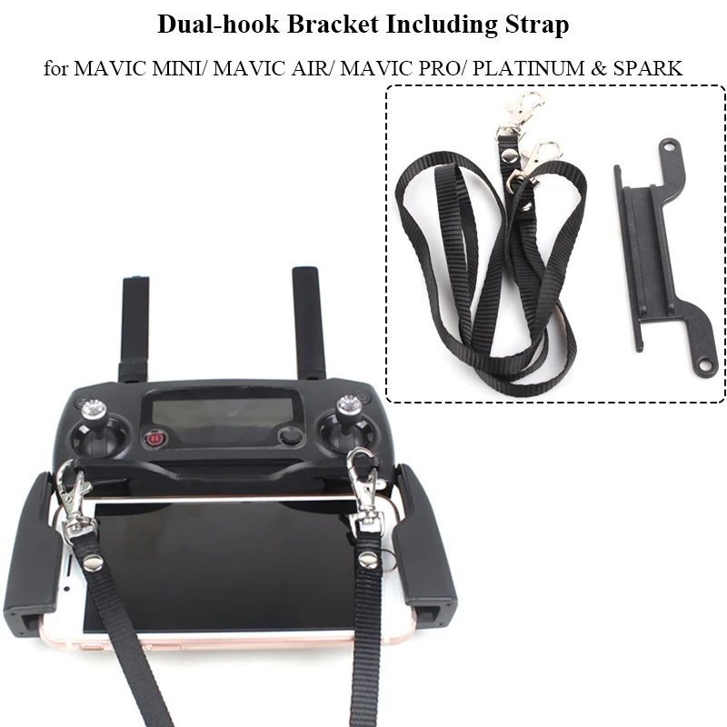 Шейный ремешок шнур ремень + кронштейн с двойным крючком для DJI MAVIC Mini AIR держатель