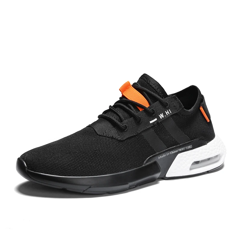 S31-Blackorange Горячая Распродажа, мужские кроссовки для бега, для взрослых, спортивные, для улицы, дышащие, для спорта, ходьбы, популярные, мужские, для фитнеса, бега, кроссовки, Sapatos - Цвет: S31-Blackorange