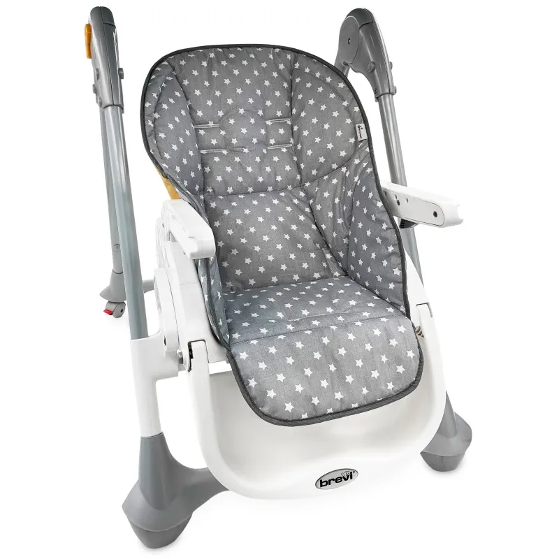 Чехол на стульчик CherryMom для кормления Звезды Сером|Аксессуары колясок| |