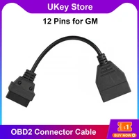 hot sale obd2 adapter 12pin to obd1 obd2 connector for gm diagnostic cable with high quality