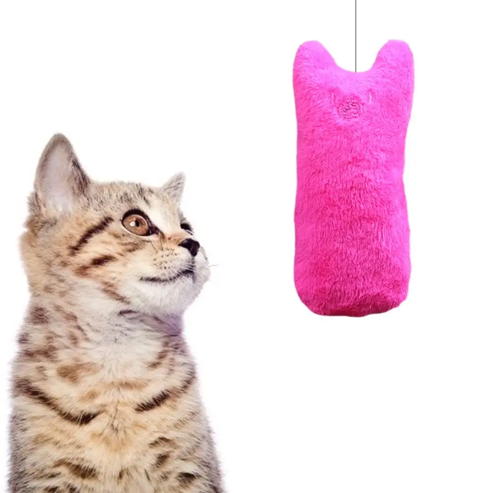 Hot Sale Cat Toys Not Easy to Damage Catnip Interactive Thumb Plush Teeth Grinding Bite Mint Pillow Supplies | Дом и сад